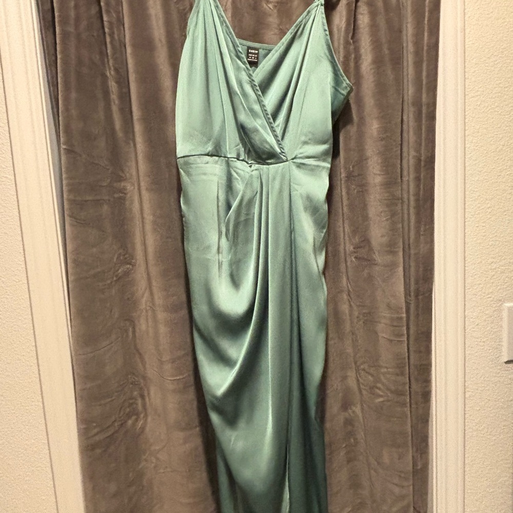 SHEIN Mint Green Maxi Dress